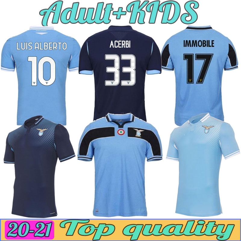 

POT20 21 soccer jersey 2021 Lazio football shirt LUIS ALBERTO J.CORREA camiseta de fútbol IMMOBILE SERGEJ uniforms