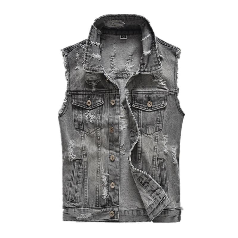 Mens Sleeveless Denim Jacket Australia 
