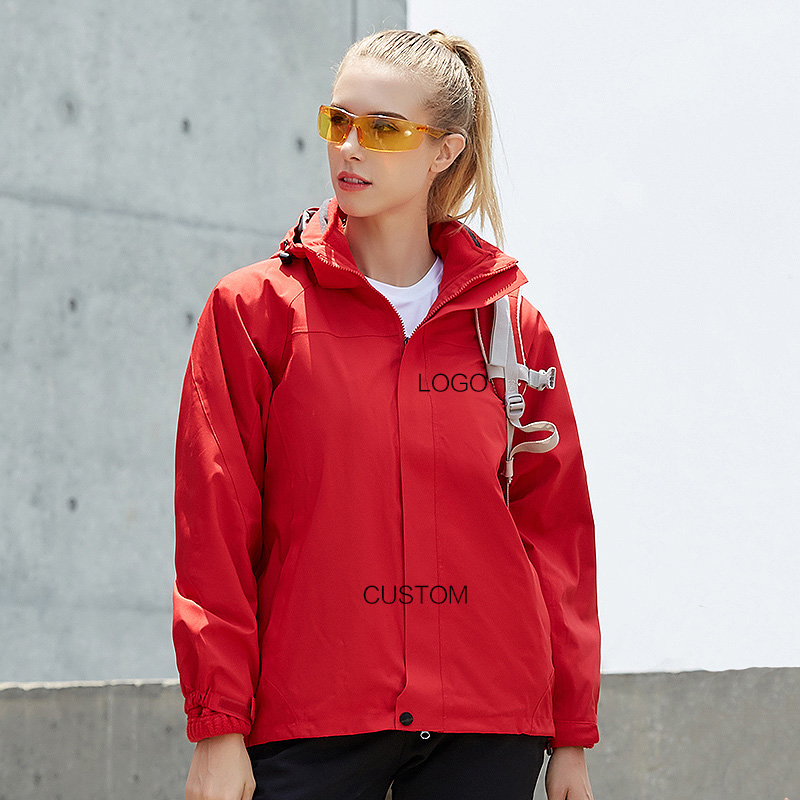 

Wholesale customized jacket outdoor waterproof and windproof warm sports outdoors coat, Black
