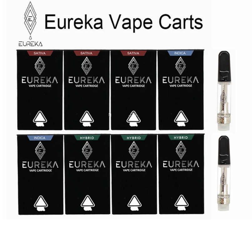 

Eureka Glass Carts Atomizer Ceramic Coil Premium Sauce Cart Vape Cartridges 0.8ml 1ml Empty 510 Thread Thick Oil Packaging Vaporizer