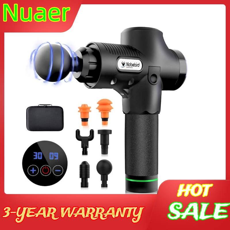 

Massage Gun Nuaer Gun, Handheld Muscle Massager Deep Tissue With 6 Heads