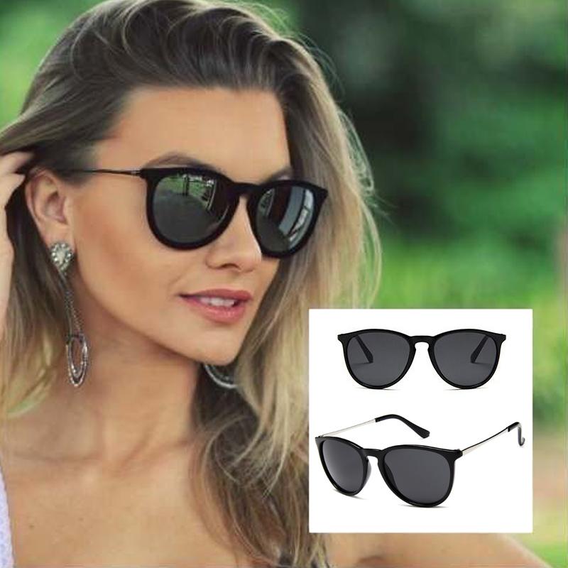 

Sunglasses Brand Designer Cat Eye Round Women Retro Shades Classic Female Sun Glasses Vintage Driving Feminino
