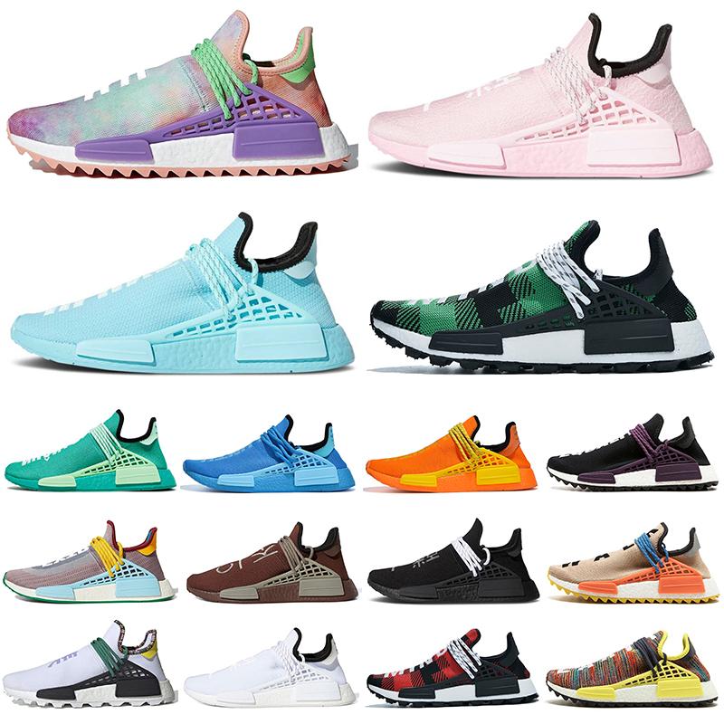 

NMD Human Race Mens Running Shoes Holi Equality Pale Nude Inspiration Pack White Black Extra Eye Bold Orange Women Trainers Sneakers Size 36-47, 2 36-47 white