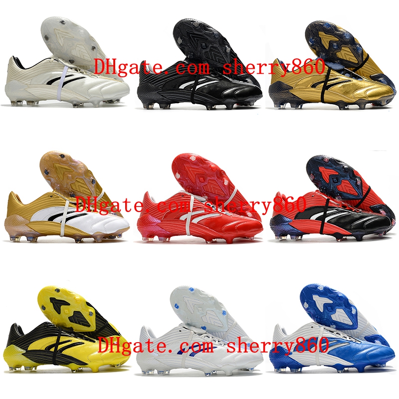 

2021 Predator ABSOLUTE 20 FG Soccer Shoes Mens Cleats outdoor football boots Trainers Leather scarpe da calcio, As picture 3