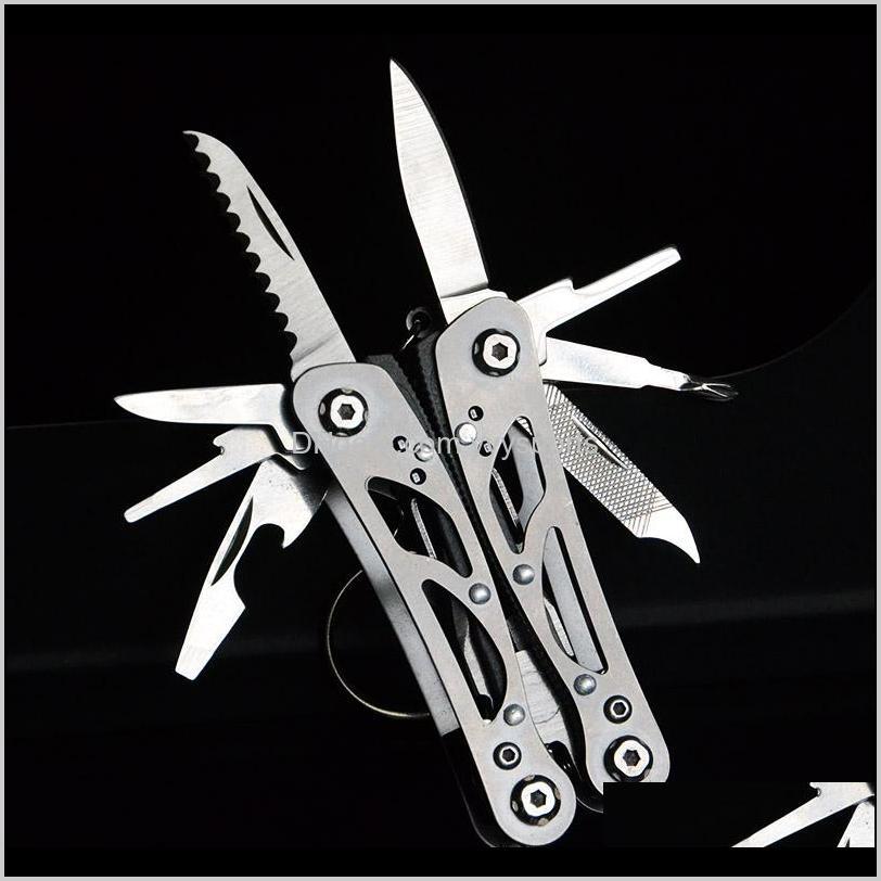 

Gadgets Equipment Outdoor Camping Survival Tools Multitool Tactical Pliers Versatile Repair Folding Screwdriver Military Stainless 55M Jahfs