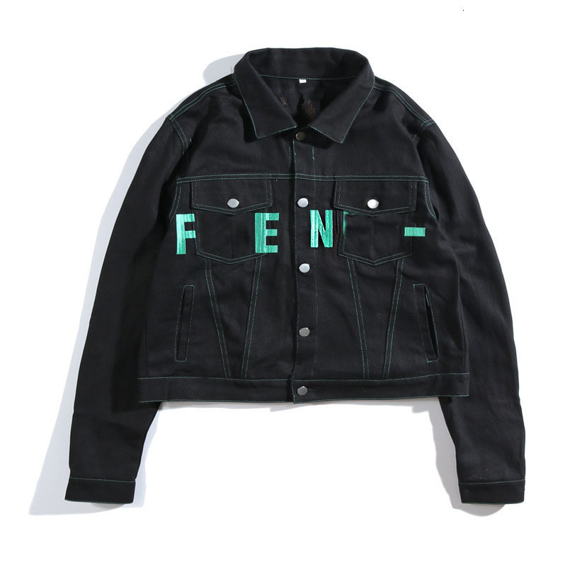 

Autumn Men' Jackets Winter Big V Jeans And Letters Embroidered Fashion Coat Lovers Hunting For Biker Camouflage Men, Purple embroidery