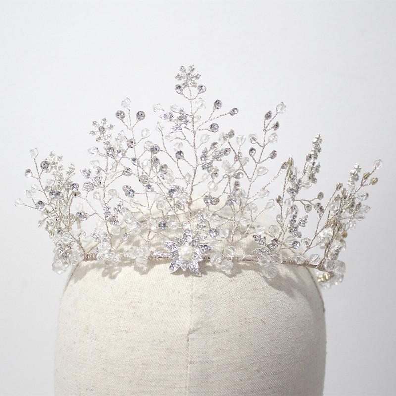 

Hair Clips & Barrettes MYFEIVO Handmade Bridal Tiaras Copper Crystal Wedding Crown Bridesmaid Diadem Headdress Accessories HQ1383