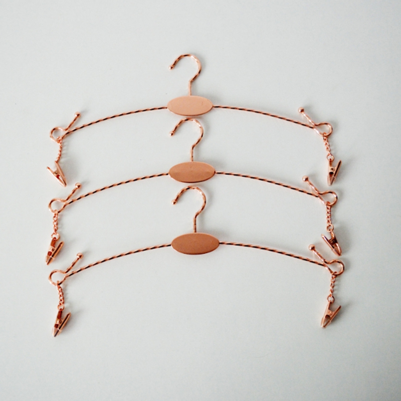 

2 styles Metal Lingerie Hanger With Clip Bra Hanger and Underwear Briefs Underpant Display Hangers