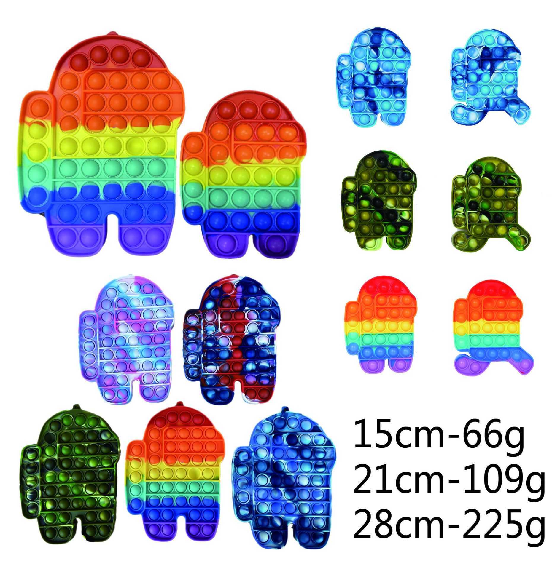

Big large giant 20 cm Size Rainbow Tie Dye Camouflage Fidget Bubble Popper Push pop Poppers Board Mega 46CM 43CM 28CM 20CM poo-its finger puzzle G612HOU