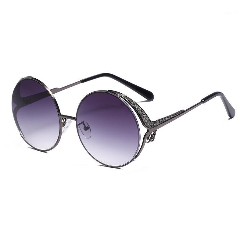 

European And American Fashion Foreign Women Slim Luxury UV400 Protection Sunglasses Round 139S