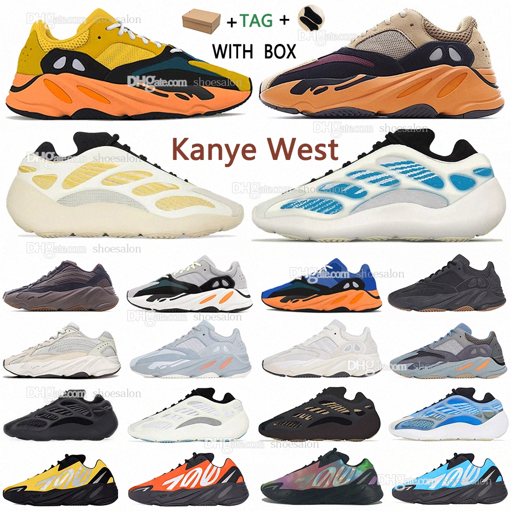 

kanye 700 v1 v2 v3 MNVN wave shoes West Enflame Amber Cream Sun Runner mens sneakers Azael Alvah Azareth Utility Kyanite Black Solid Grey Phosphor womens yeezy yezzys, Shoesalon