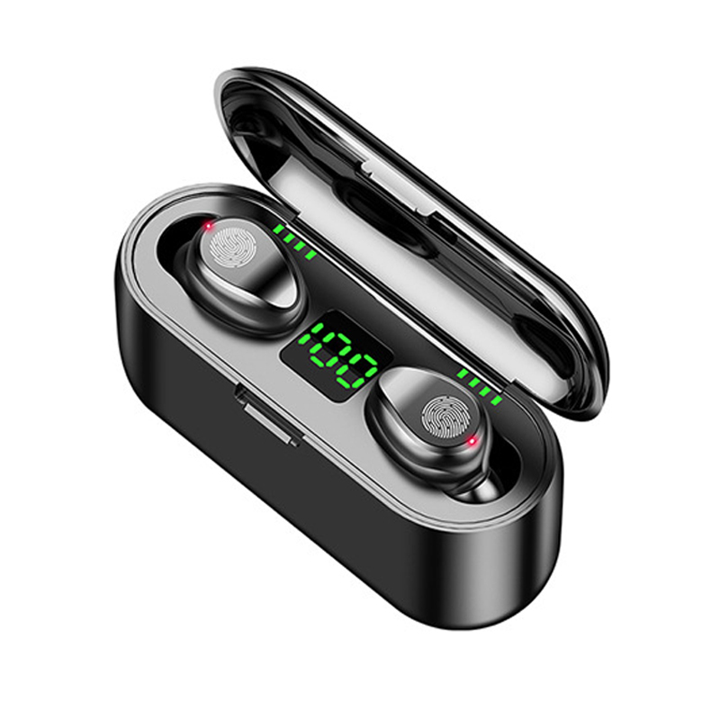 

Auriculares F9 LED display Audifono fone de ouvido noise cancelling waterproof earbuds wireless headphone earphone Headphone wholesale, F9 key payment