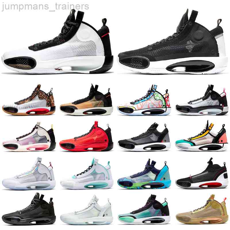 

2021 Mens basketball shoes 34s jumpman 34 Red Orbit Black Cat Amber Rise Bayou Boys Blue Void Bred Infrared 23 men sports sneakers
