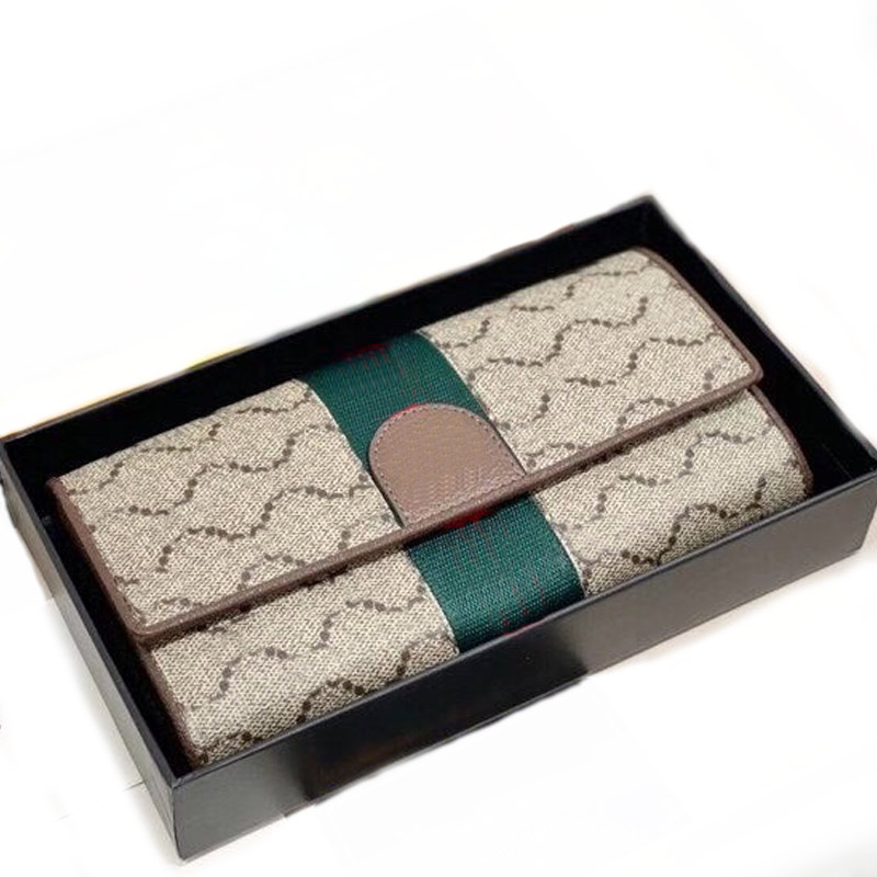 

Wallet Women Purse Clutch Bags Coin Purse Card Bag Fashion Gold Hardware Accessories Grain Leather Red Green Weaving High Quality, 19*10*3cm
