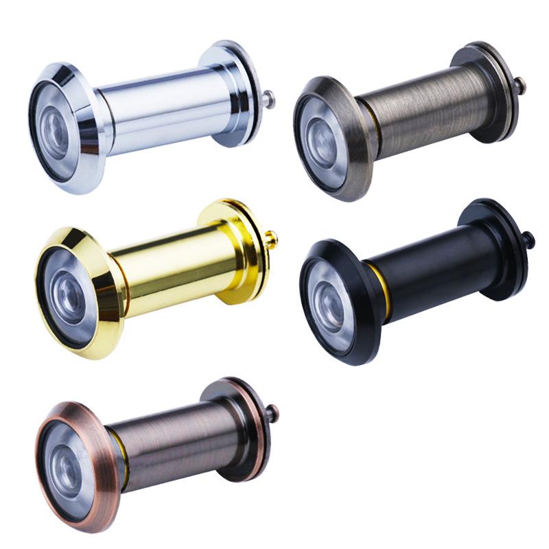 

High Quality 200 Degree Alloy Tamper Adjustable Home Security Camera Optical Glass House Anti-Theft Eye Video Door Peephole Other Hardware