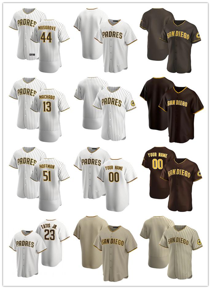 

Custom Men Youth San Diego Padres 44 Joe Musgrove 23 Fernando Tatis Jr. 51 Trevor Hoffman 13 Manny Machado Baseball Jerseys, Blue;black
