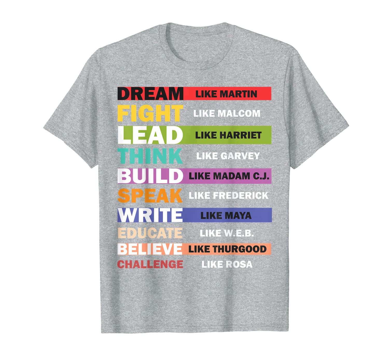 

Black Lives Matters - Black Leaders Black History Month T-Shirt, Mainly pictures
