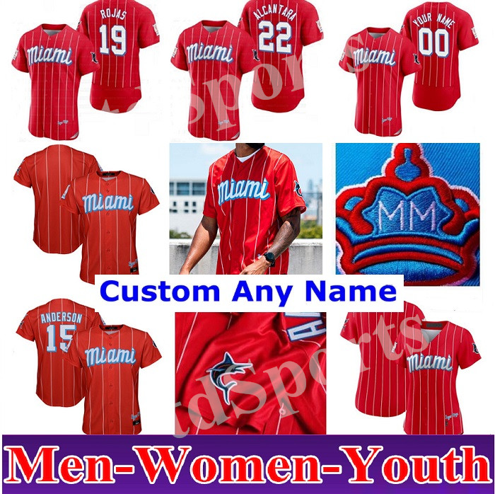 

Marlins Jerseys 2021 City Connect Miami Miguel Rojas Lewis Brinson Corey Dickerson Jesus Aguilar Brian Anderson Jon Berti Jazz Chisholm Jr. Isan Diaz, As shown in illustration