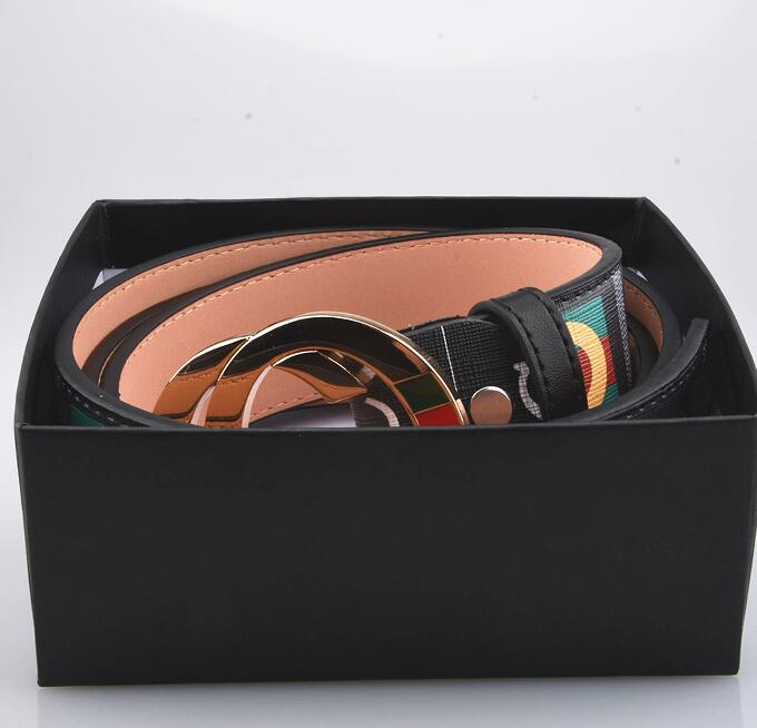 

Fashion buckle genuine leather belt Width 3.8cm 15 Styles Highly Quality with Box designer men women mens belts 237