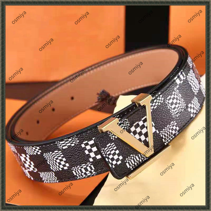 

Mens Womens Ceintures Belts Luxurys Designers Belt Genuine Leather Belt Letter V Printed Buckle Waistband Cintura Gürtel Belts Width 3.8 CM, As pics