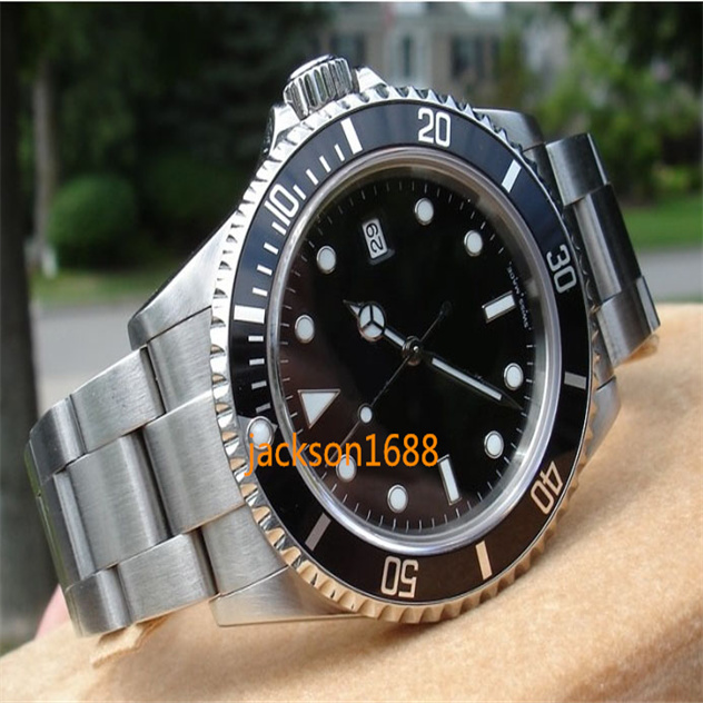 

BP Factory Topselling Fashion Wristwatches Vintage 40mm 16600 Sea-Dweller Stainless Steel Black Dial 2813 Movement Automatic Mens Watch--14