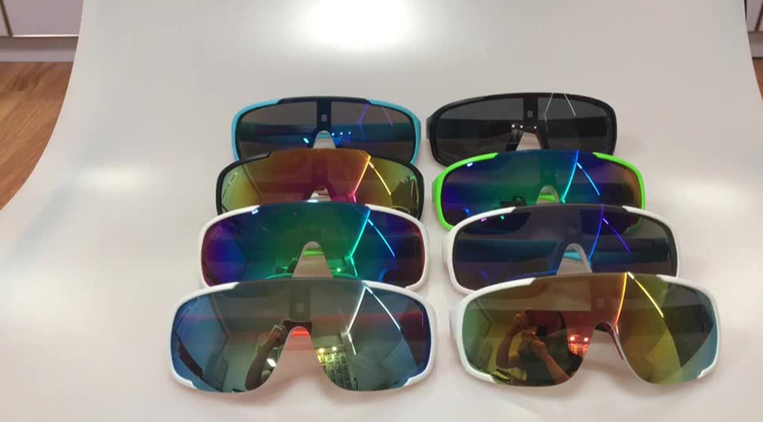 

10 PCS Cycling goggle bike Sunglasses outdoor sports woman Racing fishing night Anti-headlights Anti-glare windproof Men sunglasses fast ship