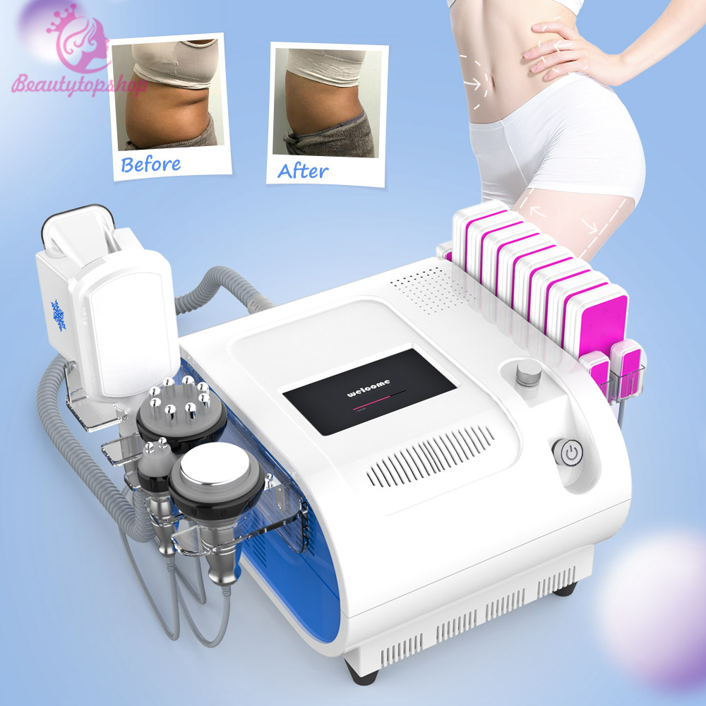 

HotSale Reduce Cellulite Two Cold Handle 10Pcs Membranes Cooling Slimming Salon Beauty Equipment