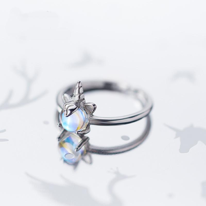 

Wedding Rings 100% 925 Real Sterling Silver Women Sweet Engagement Opening Ring Fashion For Girls Gift Jewelry Resizable