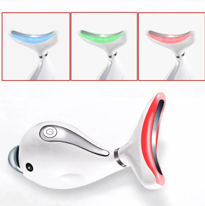 

Home & Garden Neck massager to remove body lines little dolphin micro current portable beauty equipment ne-ck rejuvenation device necks care