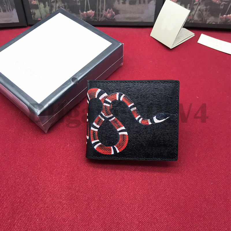 

Men Animal Short Wallets Leather Black Snake Tiger Bee high qualitys Women Long Style Luxury Purse Wallet Card Holders With Gift Box Top Quality, Make up the difference
