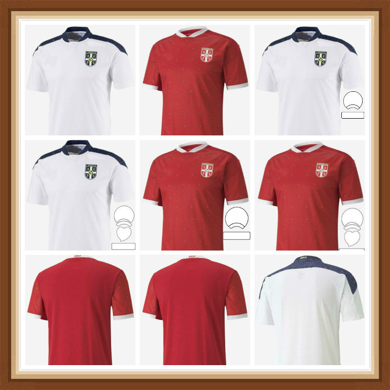 

2021 2022 Serbia home red Soccer Jersey 20 21 22 white away MITROVIC TADIC KOLAROV MATIC KOSTIC IVANOVIC Football Shirt Uniform, Beige