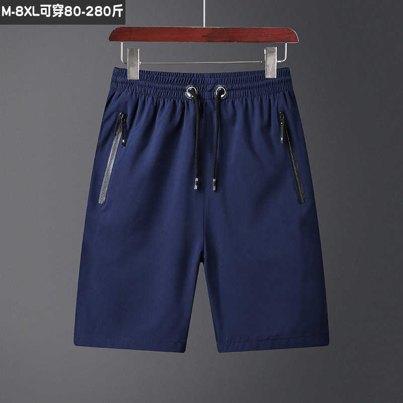 

shorts running men's stretch quick dry Men's 5-point shorts casual shorts for men sports pants loose beach pants 210720, Blue
