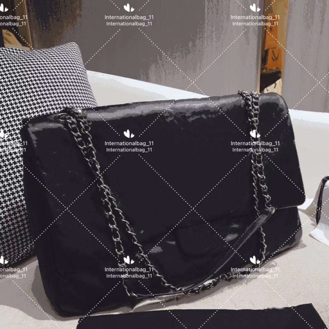 

Large capacity classic shoulder bags Plain chain package designer fashion luxury leather stripe airportbag Calfskin soft messenger bag ladies casual
