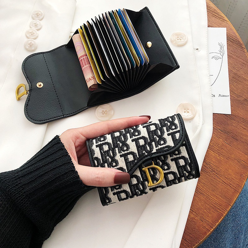 

Wallets Card Holder Purse Designer Women mens Luxurys 2021 folding Hand Bags Coach Deluxe classic women's ladies lady clutch Fashion style Brief paragraph, Grey