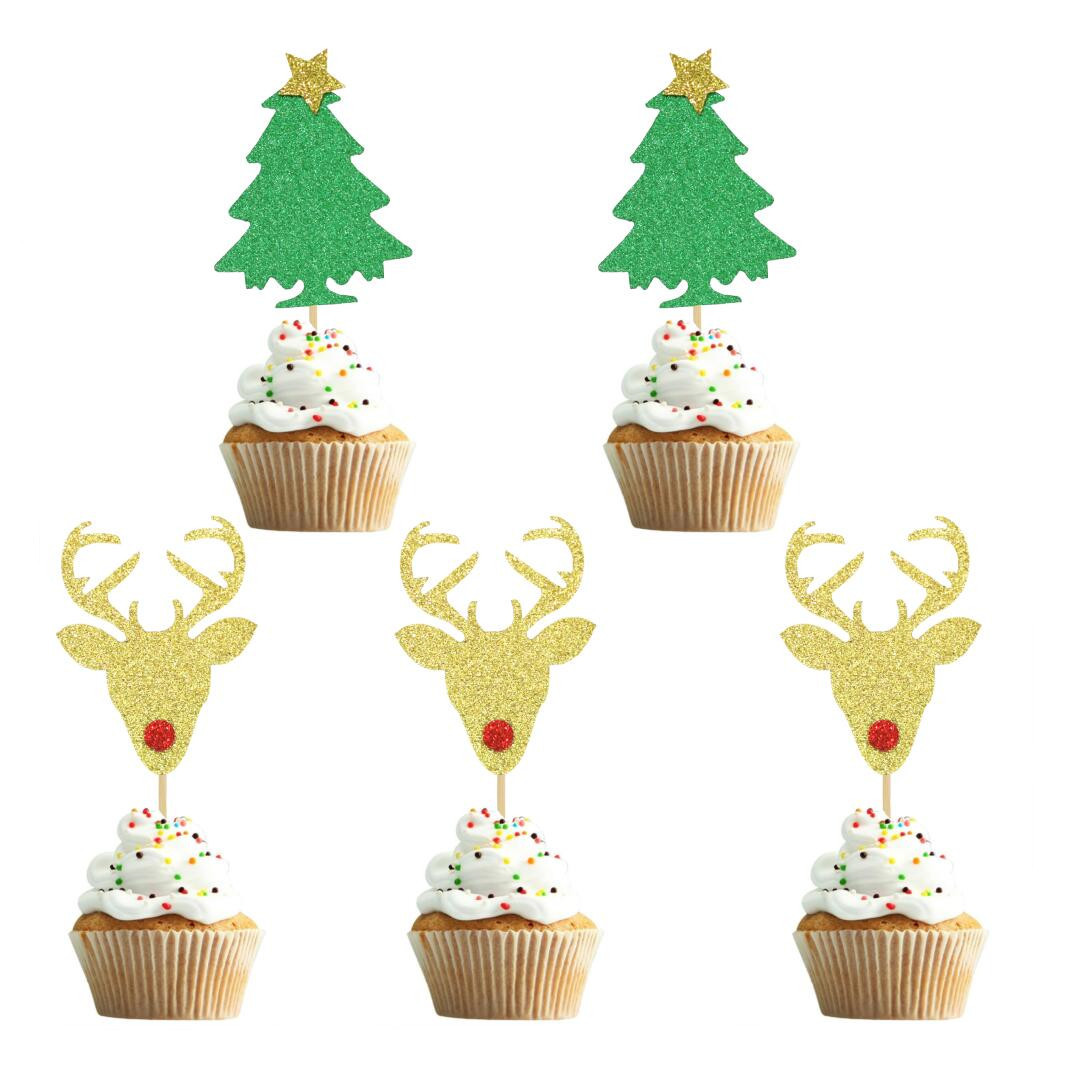 

Christmas Tree Cake Topper Insert Cake Decoration Tools 1221244