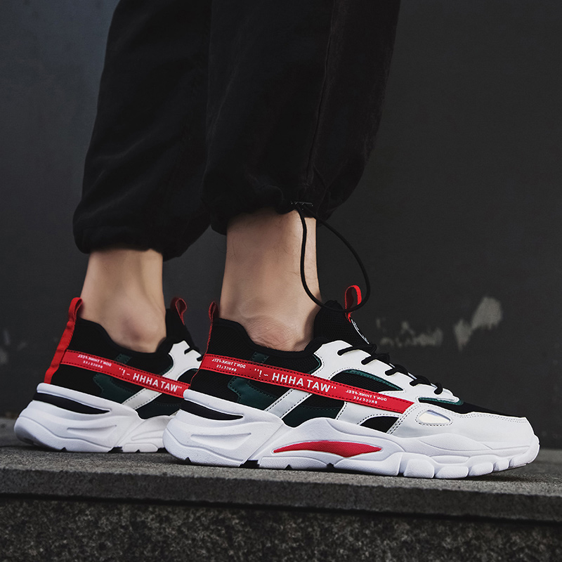 

Newest Womens Men Trainer Sports Size Running Shoes Gray Black Blue Red White Sunmmer Thick-Soled Runners Sneakers Code: 02-0895