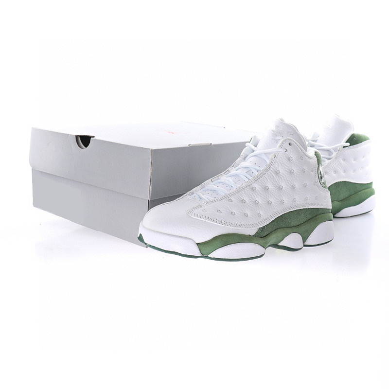 Nouveau Jumpman 13s Retro Ray Allen PE Blanc Trèfle Chaussures De Basketball Hommes En Plein Air Baskets Sport Avec Boîte D'origine
