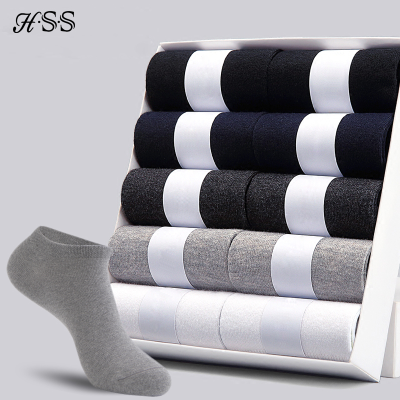 

HSS Brand 12Pairs / lot Men Cotton Sos Summer Thin Breathable Sos High Quality No Show Boat Sos Boy Students Short So, 6grey6black