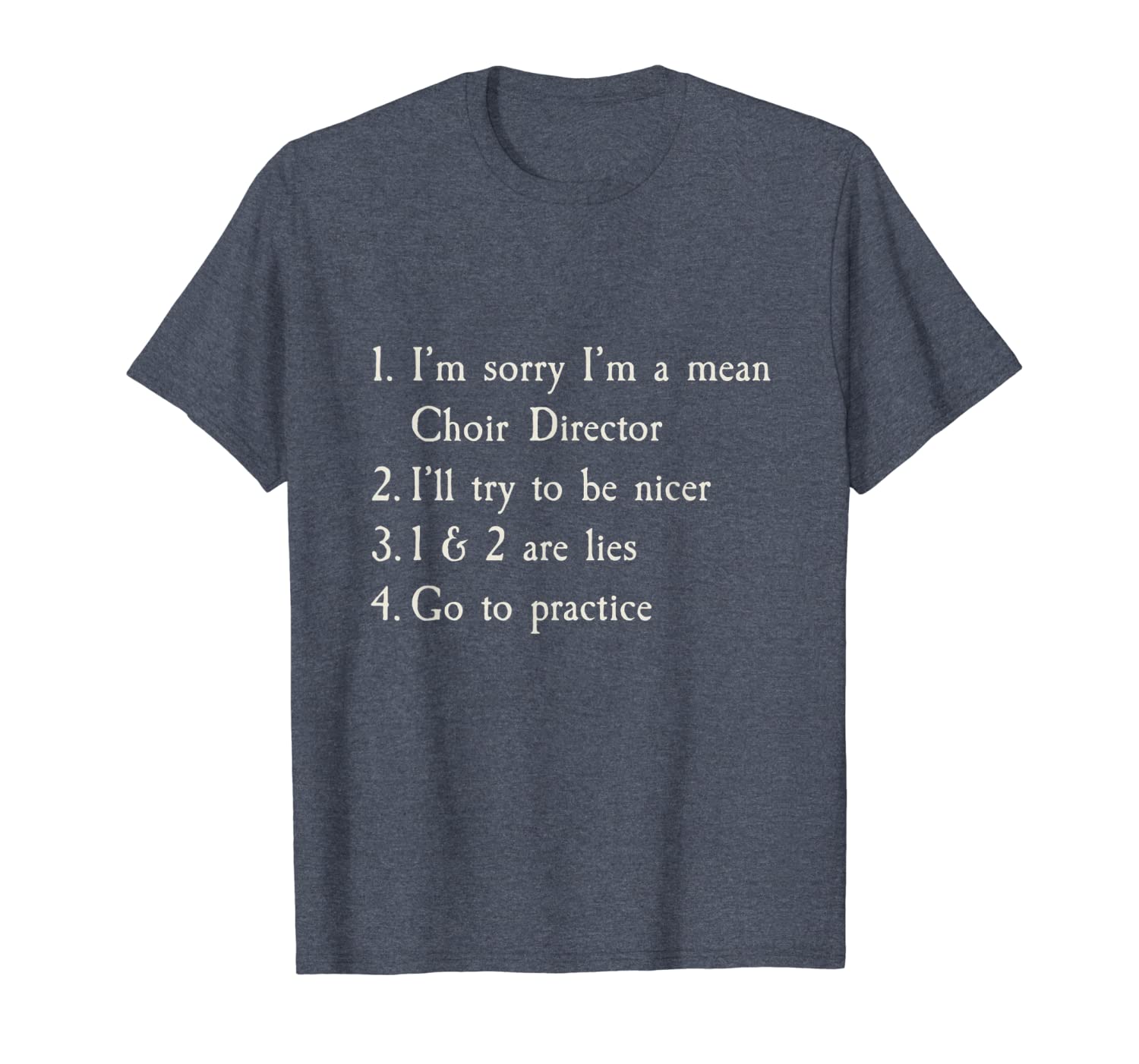 

funny choir director tshirt mean choir director, White;black