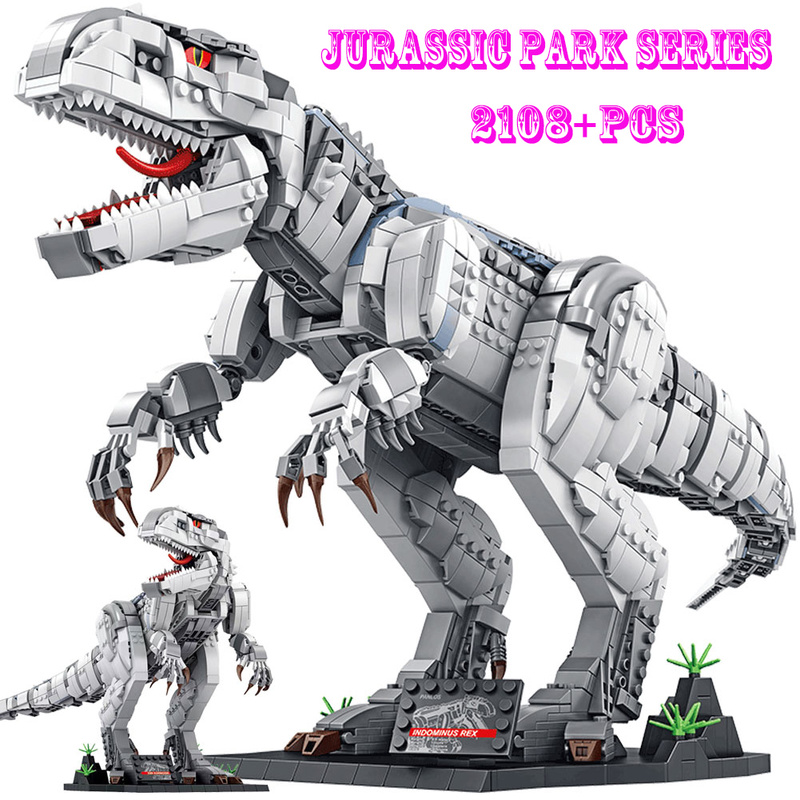 

Dinosaur Blocks Jurassic Park Indominus Rex Dinosaur World voltron Building Blocks Dino Dragon Toy Boy Toys Kids Gifts