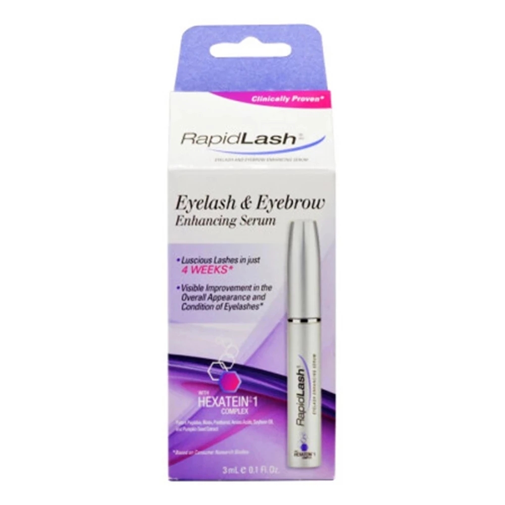 

Original 3ml RapidLash Eyelash Eyebrow Enhancer Growth Serum Rapid Lash Conditioner Revitalash Extend Las, Transparent