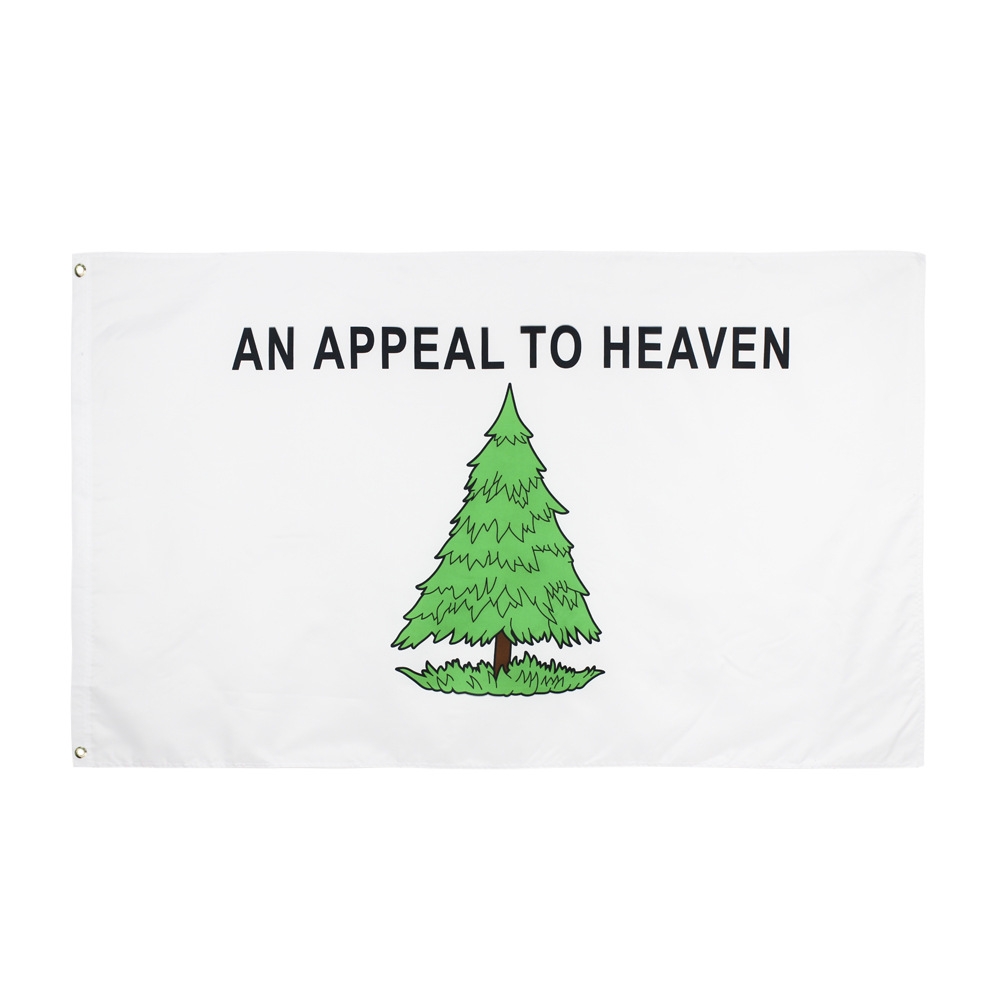 

Wholesale In Stock An Appeal to Heaven Flag with 3x5ft For Decoration as Gift Flags Vintage Pine Tree Flag Liberty Indoor Outdoor Poster Banners