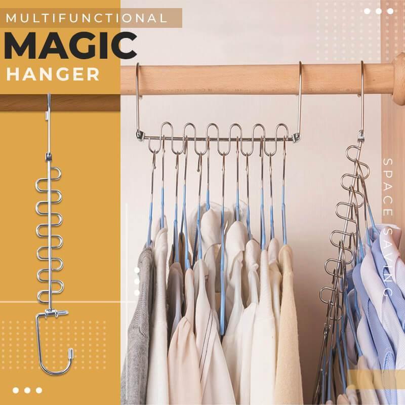 

Hangers & Racks 6 Hole Clothes Hanger Organizer Space Saving Closet Clothing Iron Drying Rack Hook