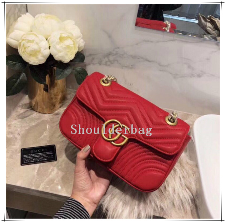 

Latest Bucket Bag handbag purse High quality Geometric Handbags Plaid Chain Shoulder Crossbody bags Laser Diamond Bag gg