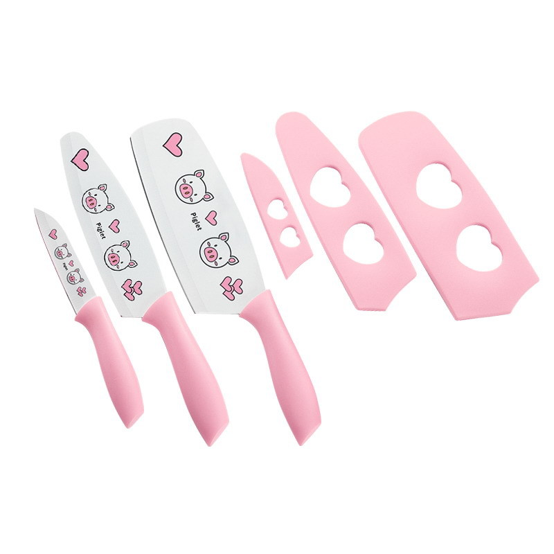 

Kitchen Knives Set 3cr13 Stainess Stee Knives Paring Utiity Chef Knife Cooking Accessory Knife With Cutting Board Set