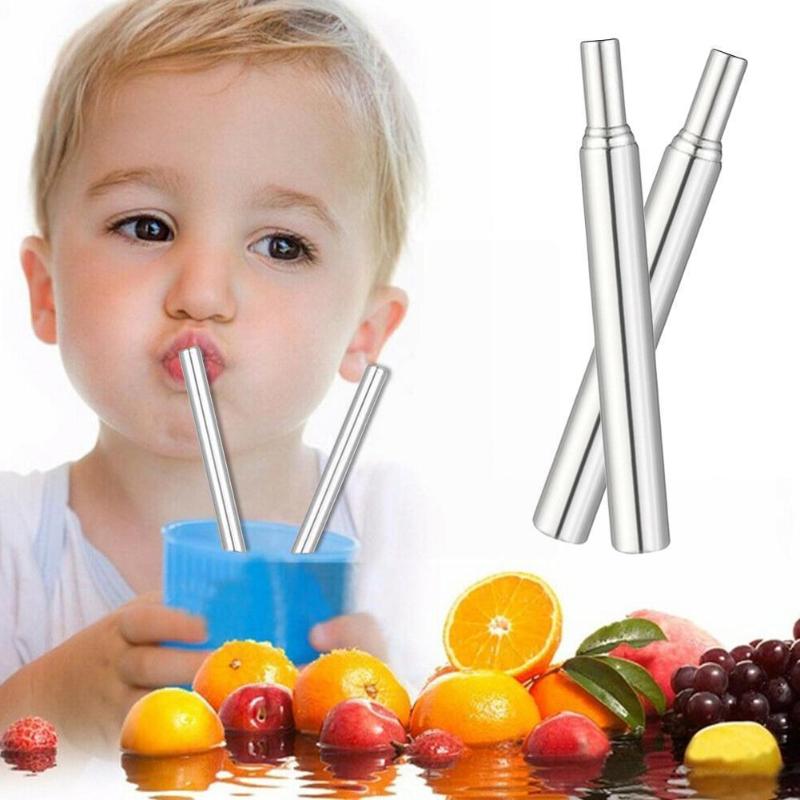 

drinking straws 2021 steel straw 304 anti-scratch tool folding home set w9v2