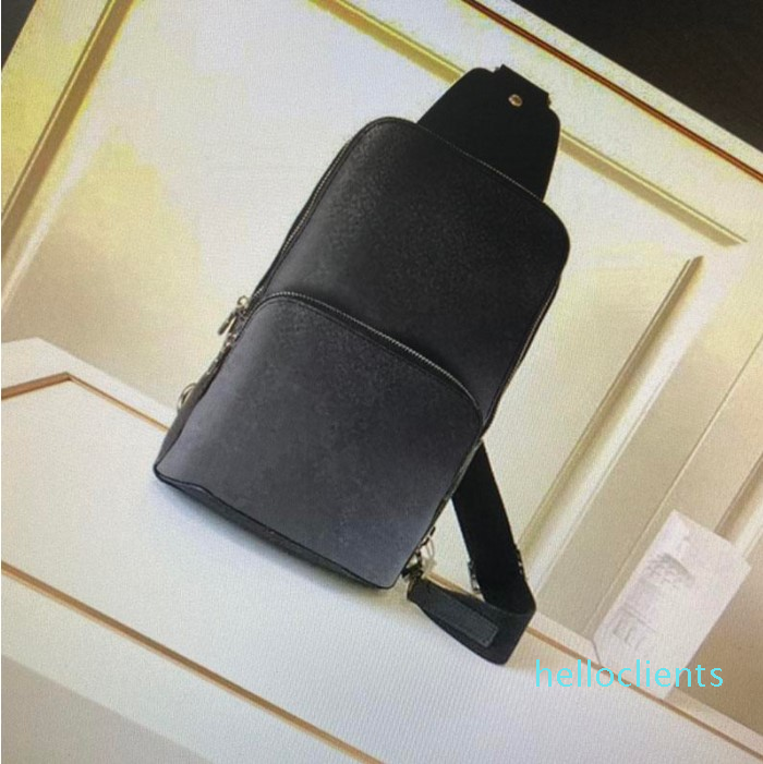 

Shoulder Bag Fashion Classic Men Chest Cross Body Bag Leather Sporty Travel Casual Canvas Packs Outdoor Shoulder Bags, Black plaid