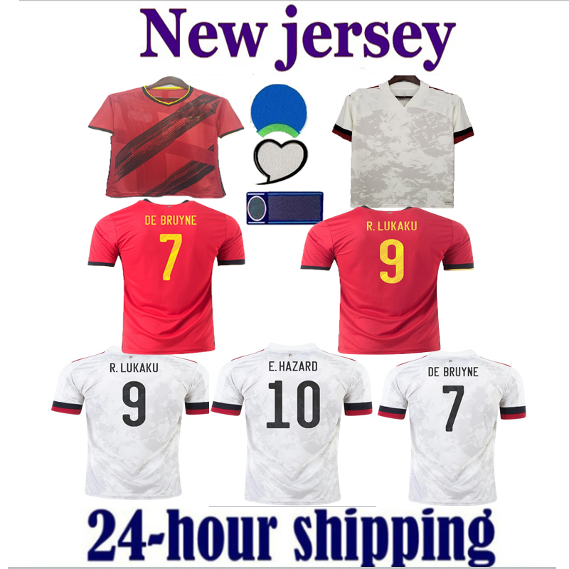 

2021 soccer jerseys De Bruyne LUKAKU 20 21 22 football shirt HAZARD BATSHUAYI Camiseta futbol KOMPANY DEMBELE maillot, Black;yellow