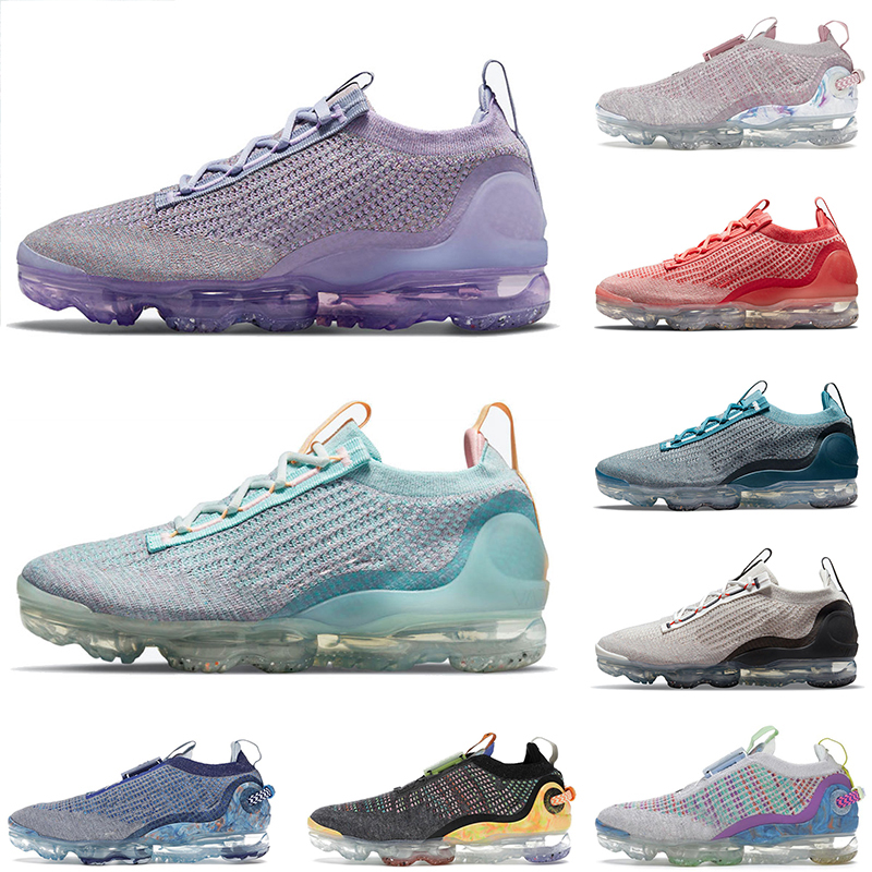 

Knit 2021 Fashion Day to Night 2020s men women running shoes Air Grey Volt Oatmeal Vapourmaxs 2021s Stone Blue Pure Platinum Newsprint train