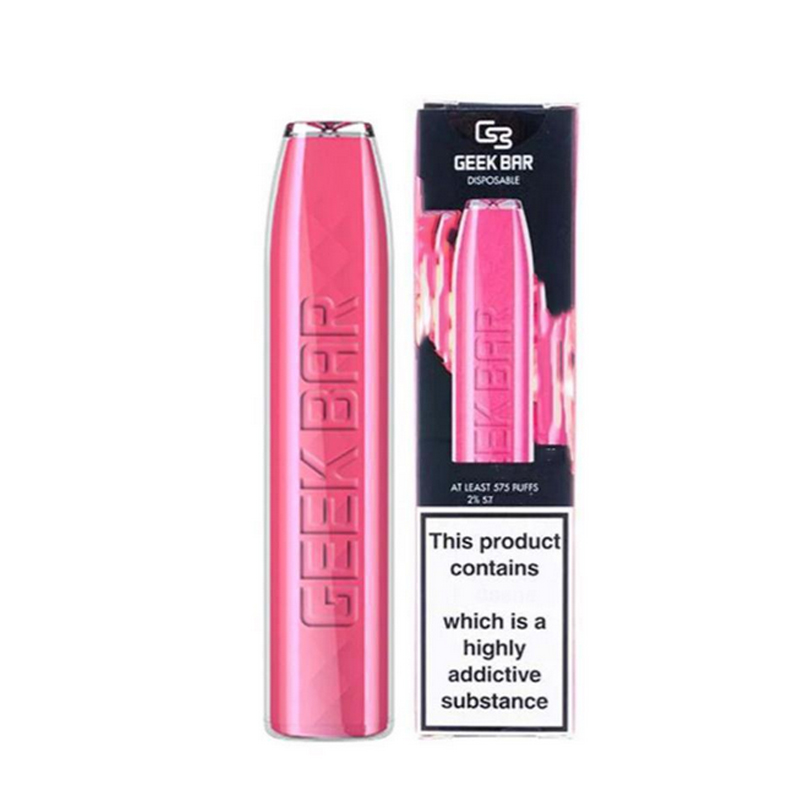 

GEEK BAR Disposable E cigarettes 575 Puffs Vape Pen 2.4ml Prefilled pods Cartridge 500mAh Battery Starter Kit